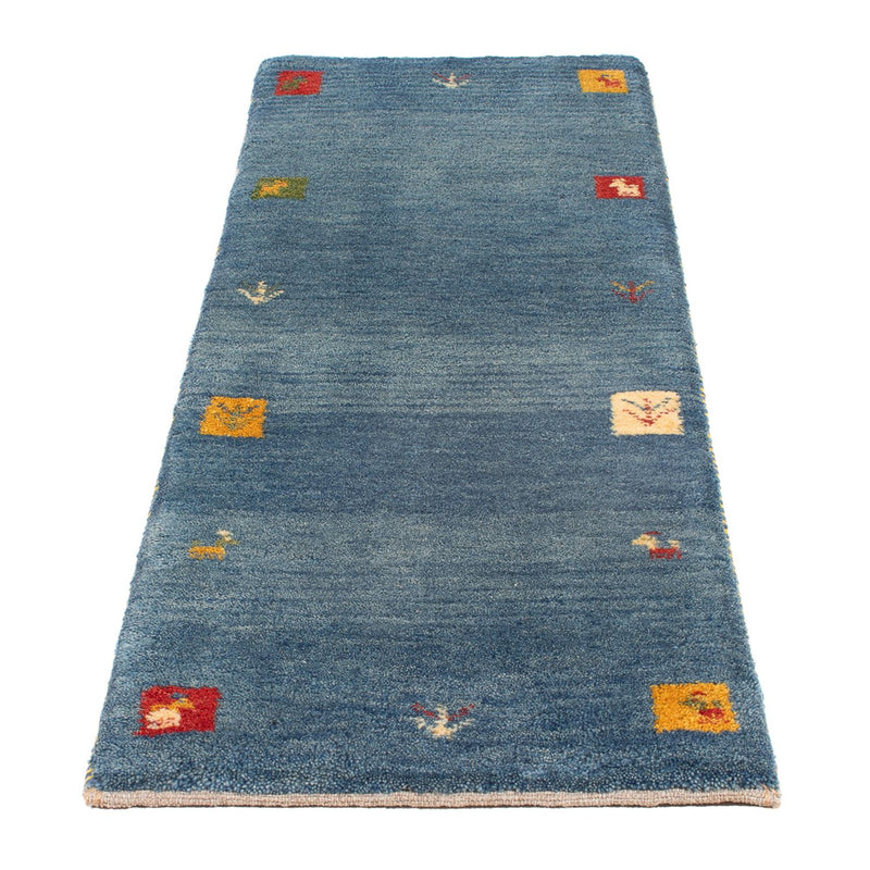 Tappeto corsia Tappeto Gabbeh - Persero - 136 x 52 cm - multicolore
