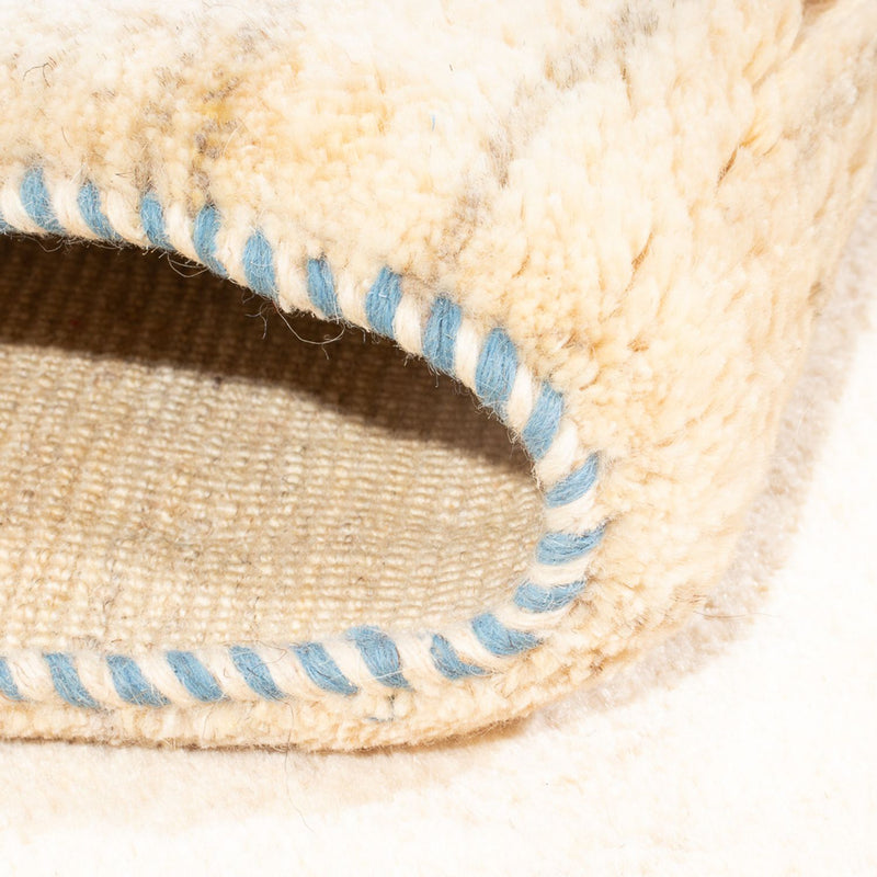 Tappeto Gabbeh - Persero - 196 x 156 cm - bianco naturale