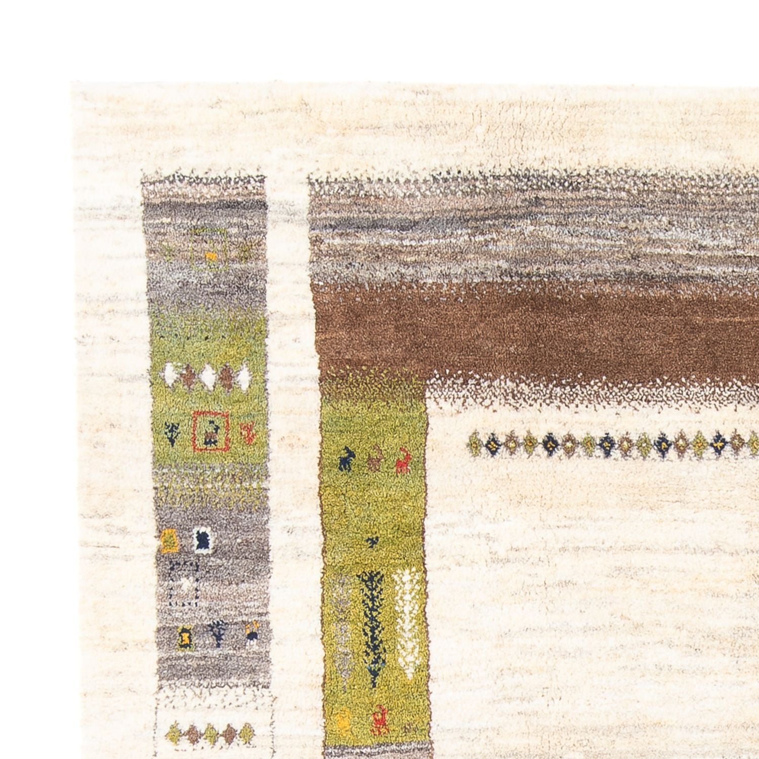 Tappeto Gabbeh - Persero - 245 x 200 cm - crema