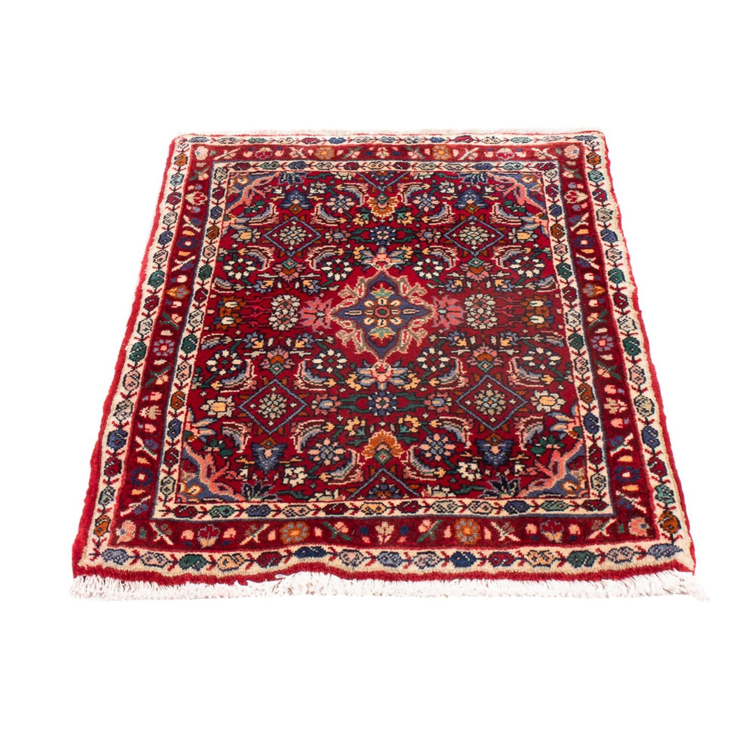 Tappeto Persero - Bidjar - 80 x 52 cm - rosso bordeaux