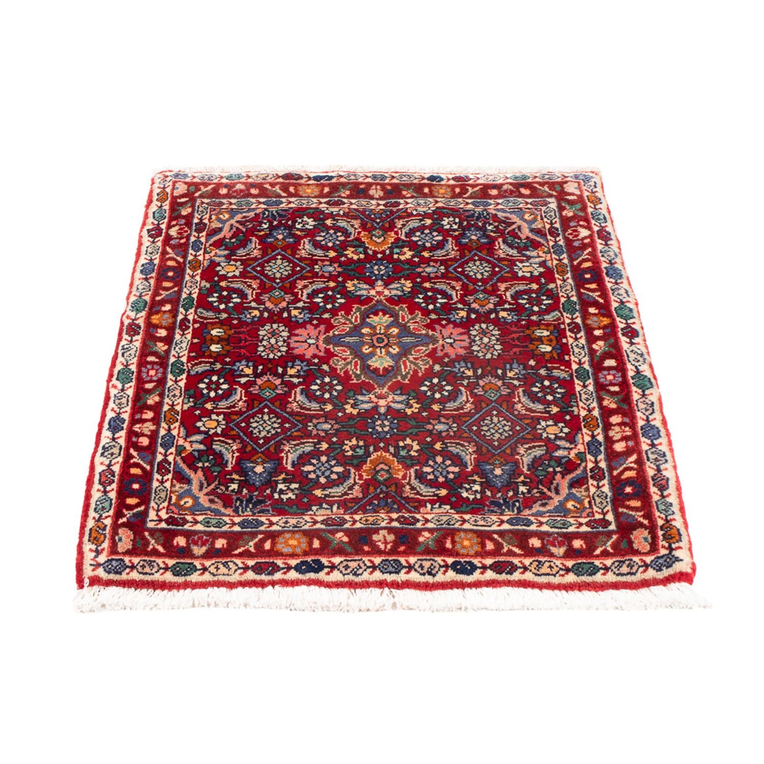 Tappeto Persero - Bidjar - 76 x 55 cm - rosso bordeaux