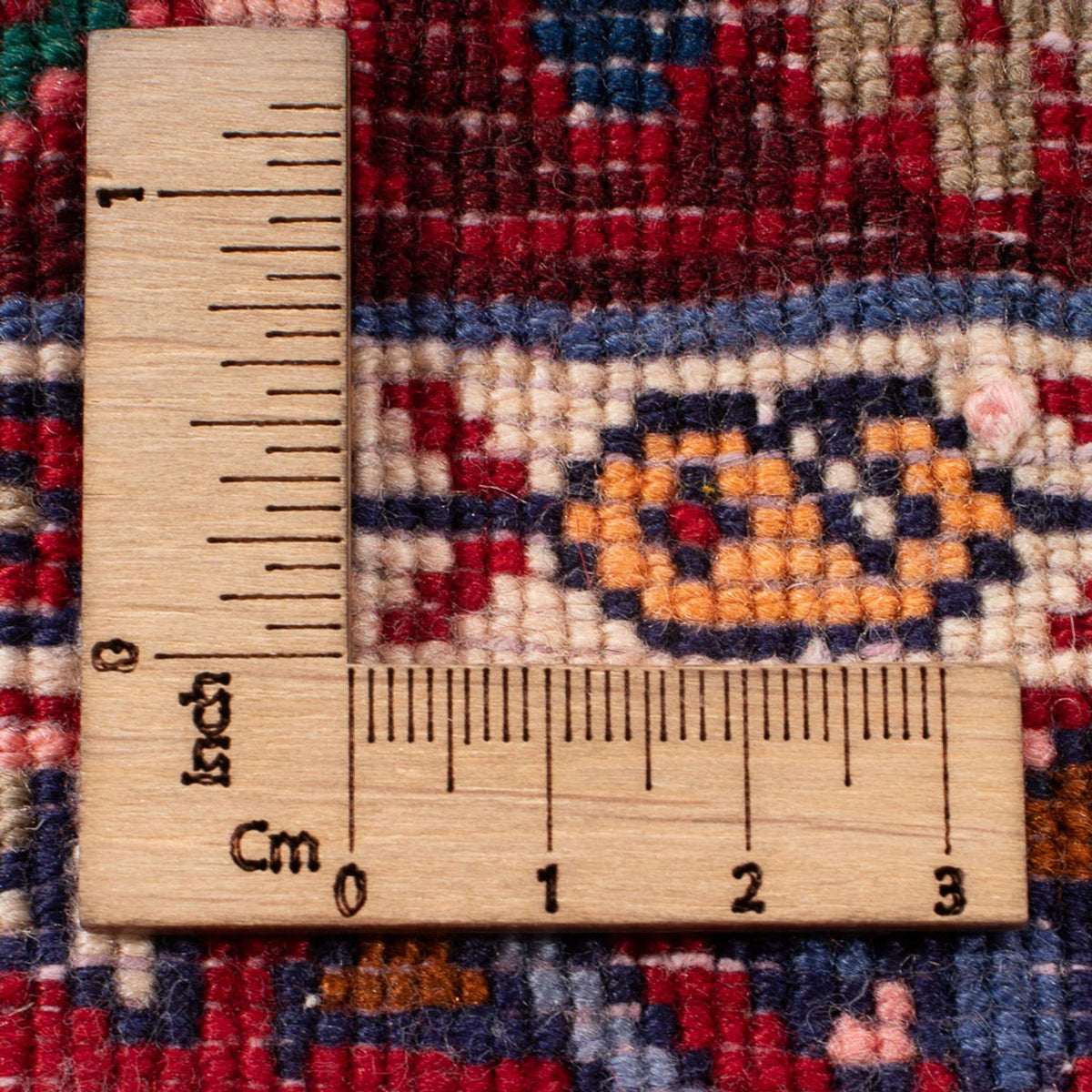 Tappeto Persero - Bidjar - 76 x 55 cm - rosso bordeaux