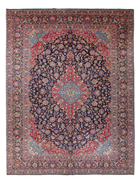 Tappeto Persero - Keshan - Antico - 410 x 298 cm - blu scuro