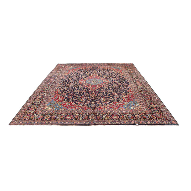 Tappeto Persero - Keshan - Antico - 410 x 298 cm - blu scuro