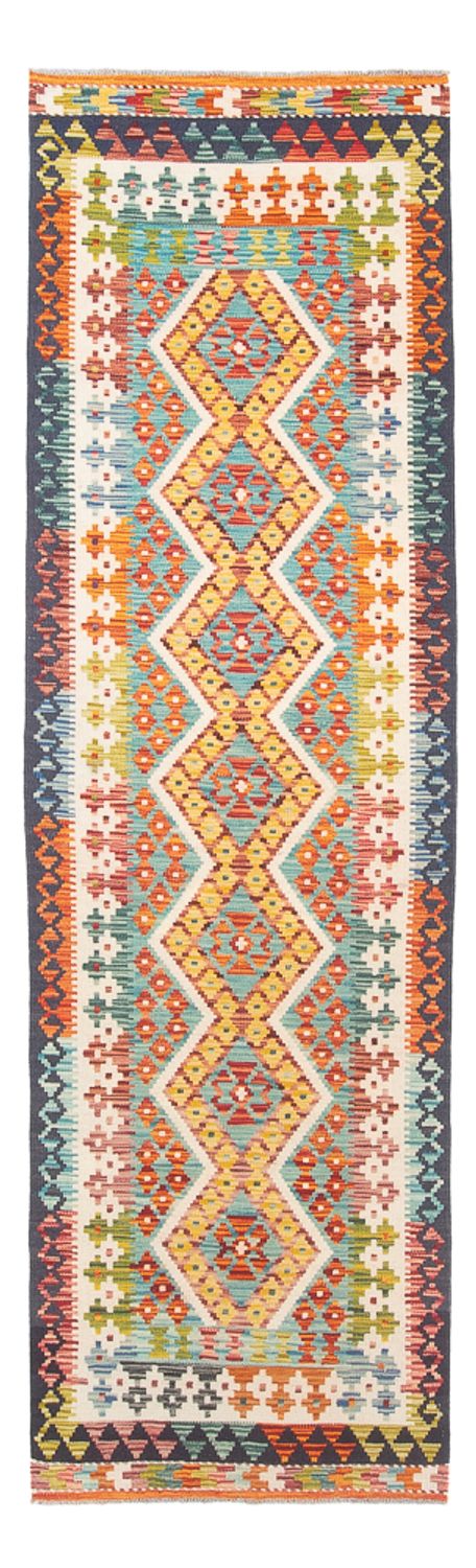Tappeto corsia Tappeto Kelim - Splash - 280 x 85 cm - multicolore