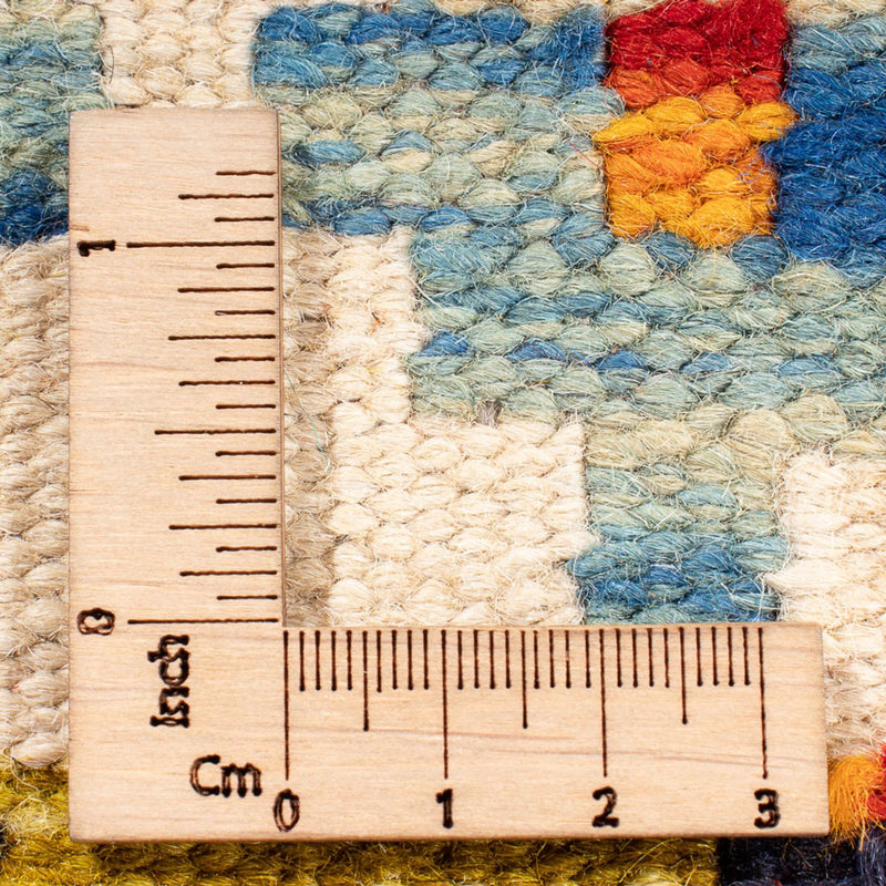 Tappeto corsia Tappeto Kelim - Splash - 280 x 85 cm - multicolore