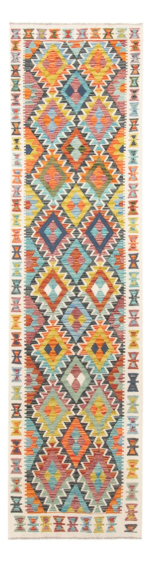 Tappeto corsia Tappeto Kelim - Splash - 281 x 80 cm - multicolore
