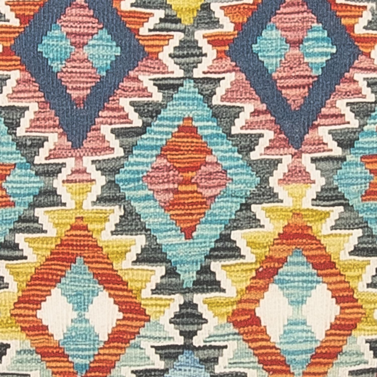 Tappeto corsia Tappeto Kelim - Splash - 281 x 80 cm - multicolore