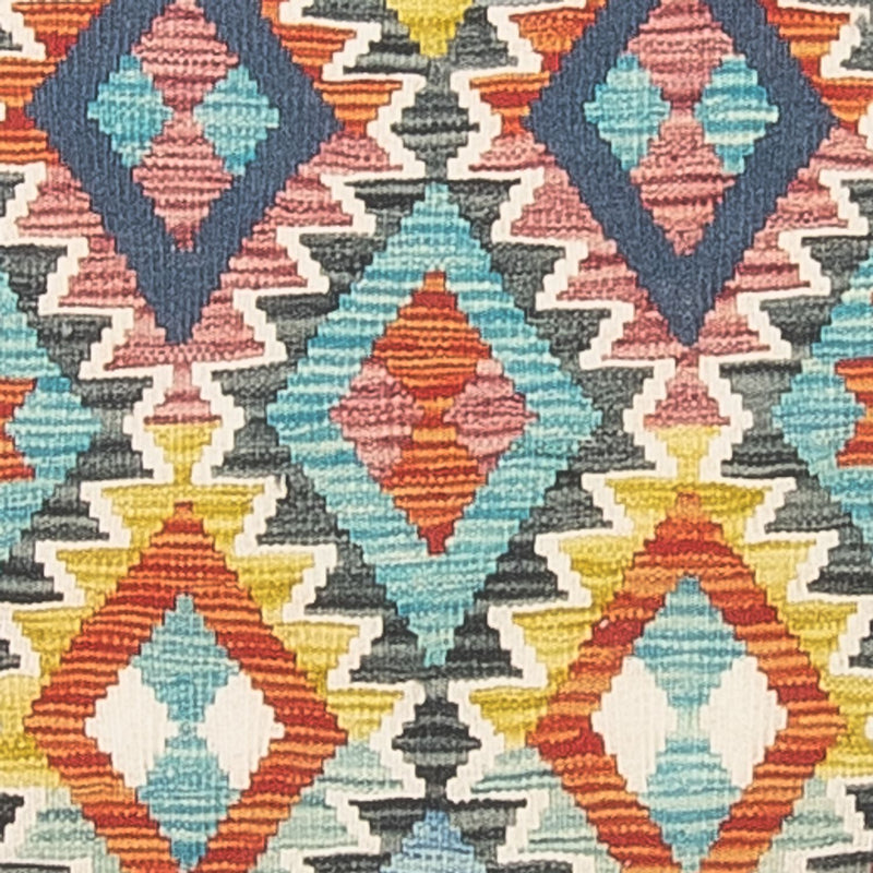 Tappeto corsia Tappeto Kelim - Splash - 281 x 80 cm - multicolore