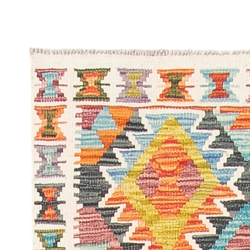 Tappeto corsia Tappeto Kelim - Splash - 281 x 80 cm - multicolore