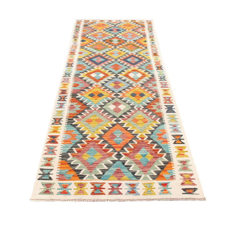 Tappeto corsia Tappeto Kelim - Splash - 281 x 80 cm - multicolore