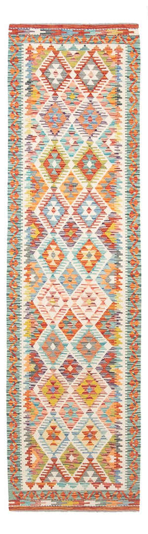 Tappeto corsia Tappeto Kelim - Splash - 297 x 80 cm - multicolore