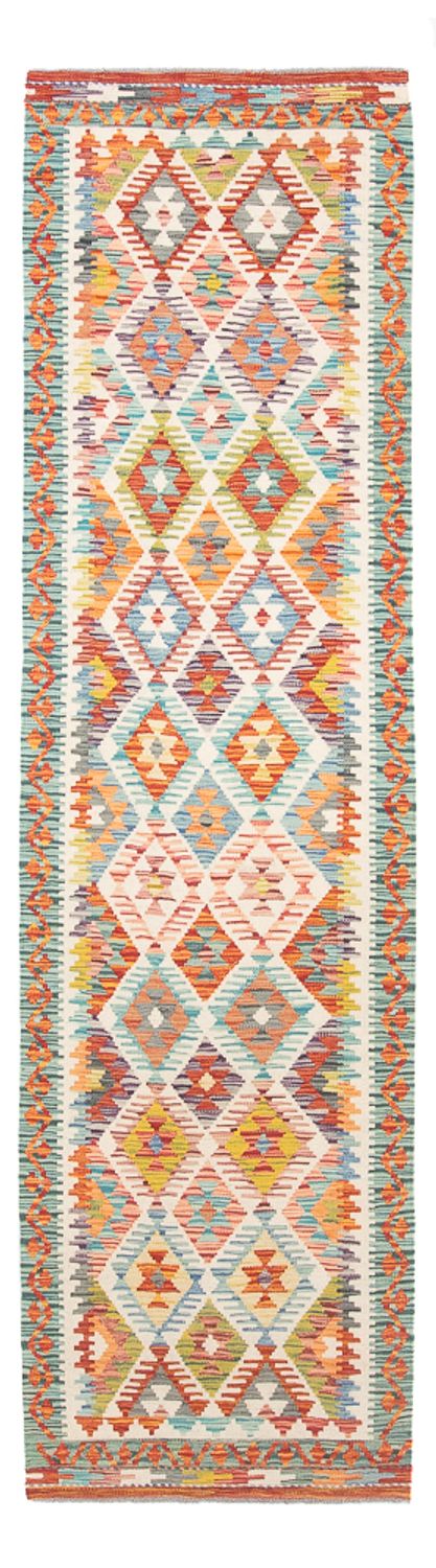 Tappeto corsia Tappeto Kelim - Splash - 297 x 80 cm - multicolore