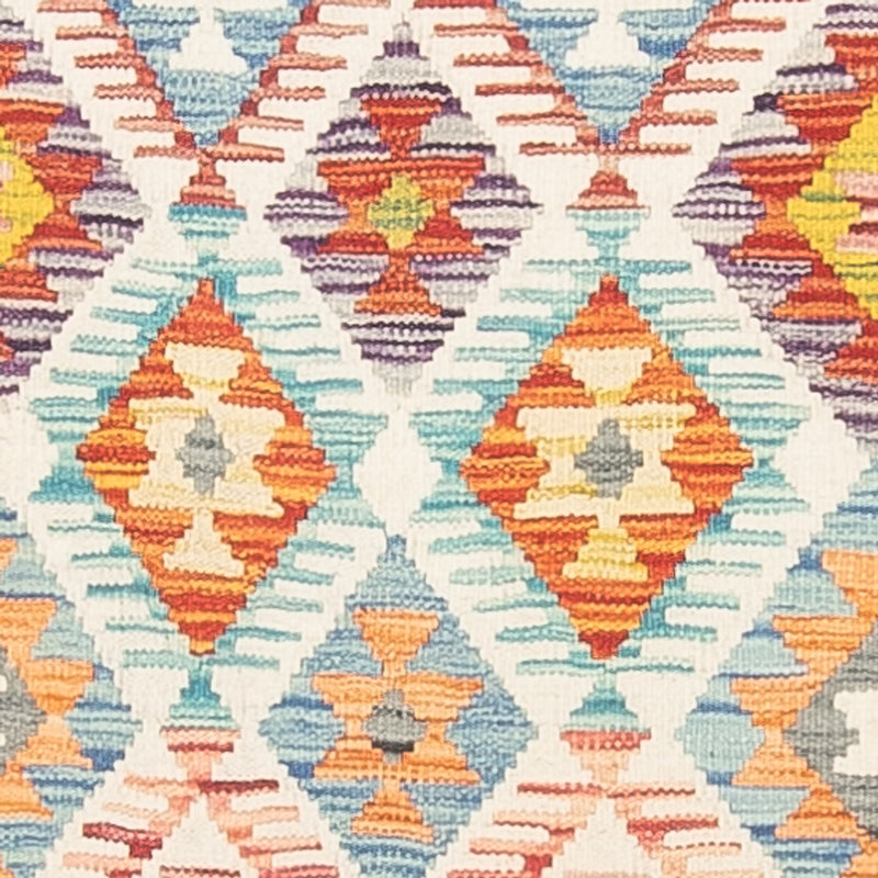 Tappeto corsia Tappeto Kelim - Splash - 297 x 80 cm - multicolore