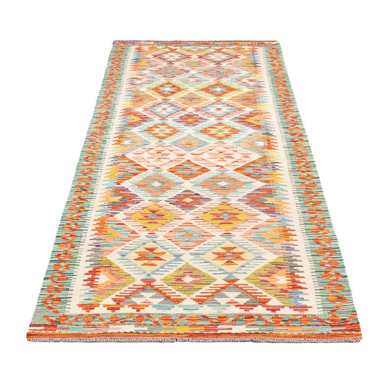 Tappeto corsia Tappeto Kelim - Splash - 297 x 80 cm - multicolore
