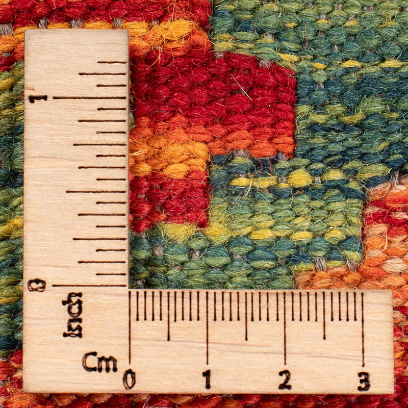 Tappeto corsia Tappeto Kelim - Splash - 255 x 74 cm - multicolore