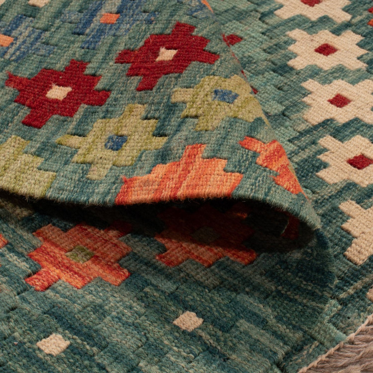 Tappeto Kelim - Splash - 90 x 88 cm - multicolore