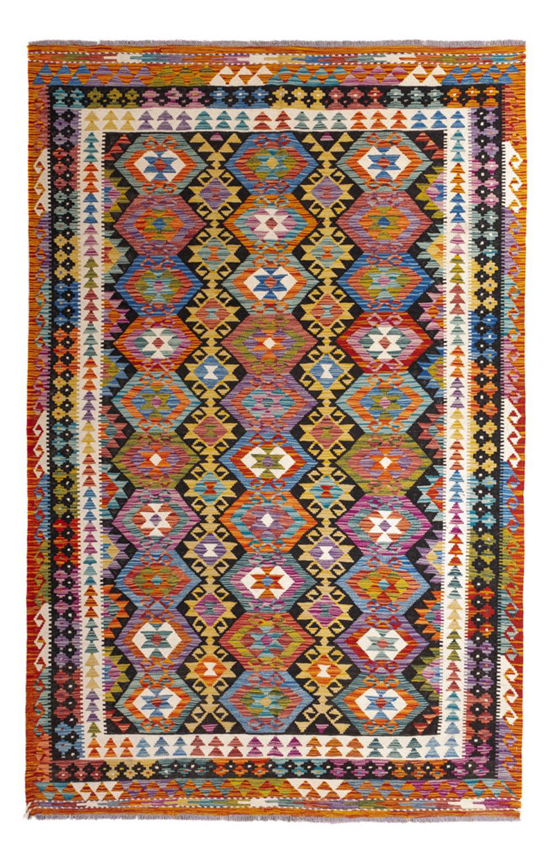 Tappeto Kelim - Splash - 250 x 163 cm - multicolore