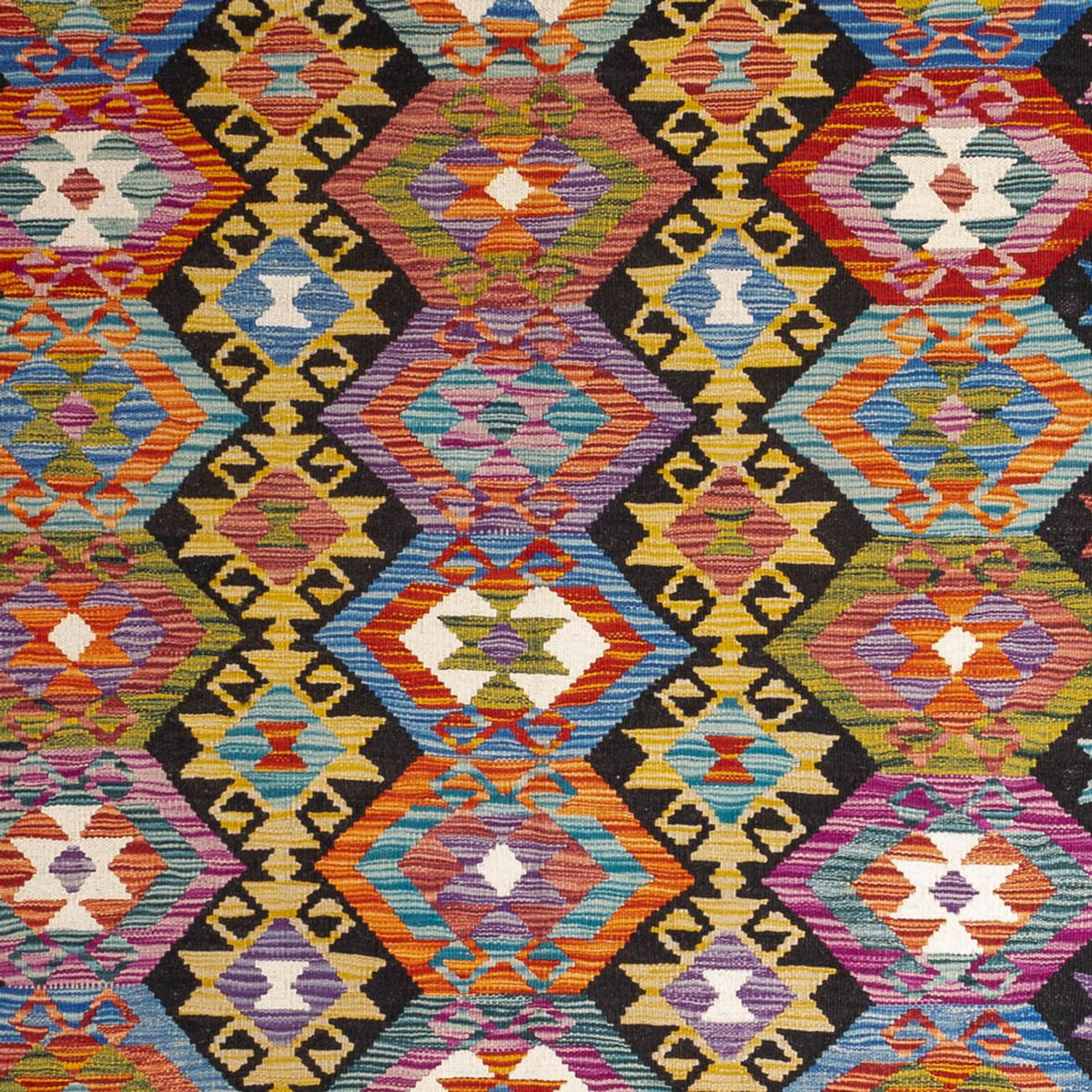 Tappeto Kelim - Splash - 250 x 163 cm - multicolore