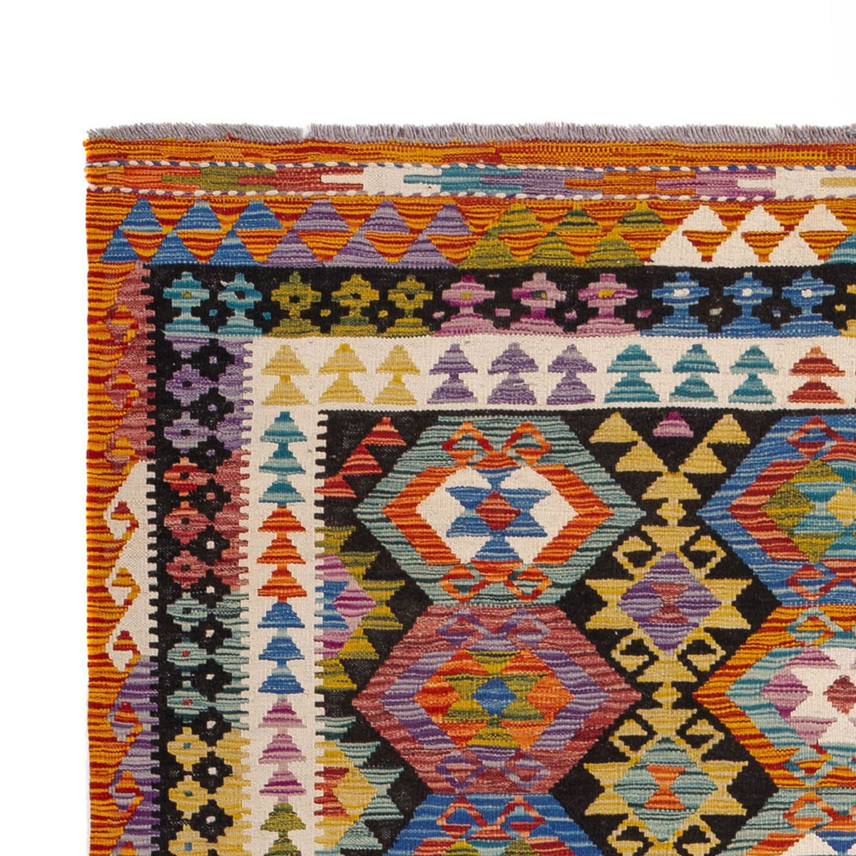 Tappeto Kelim - Splash - 250 x 163 cm - multicolore