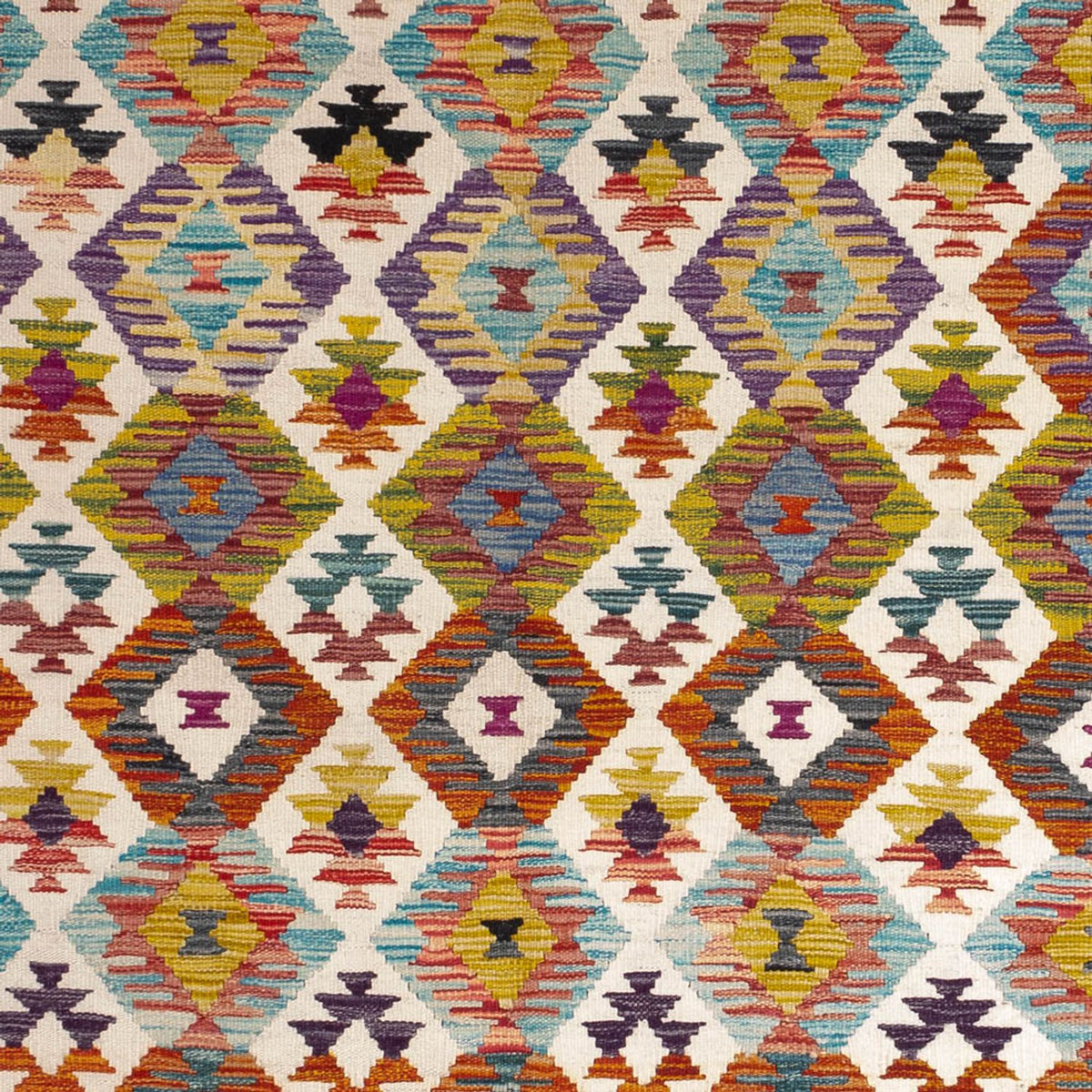 Tappeto Kelim - Splash - 243 x 169 cm - multicolore