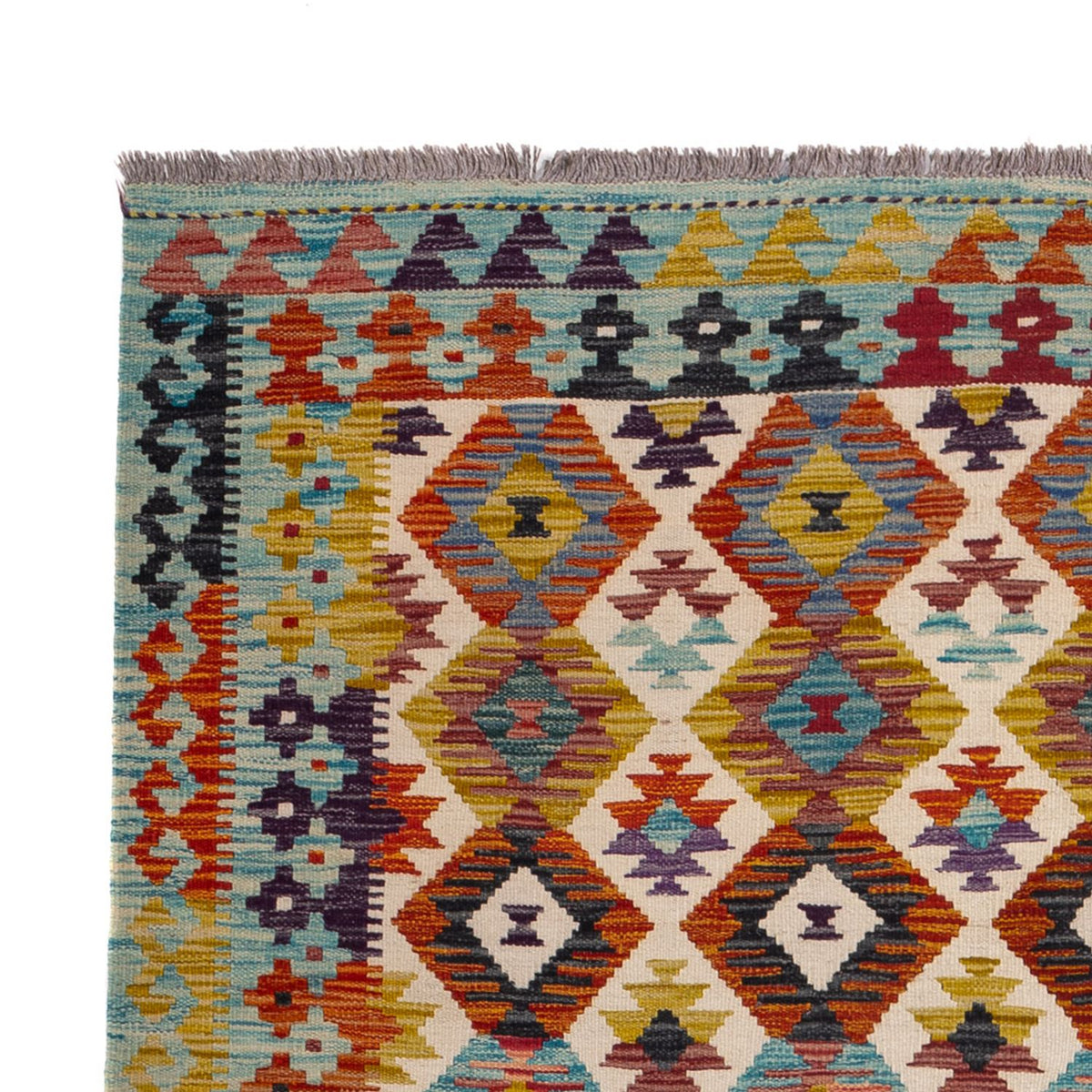 Tappeto Kelim - Splash - 243 x 169 cm - multicolore