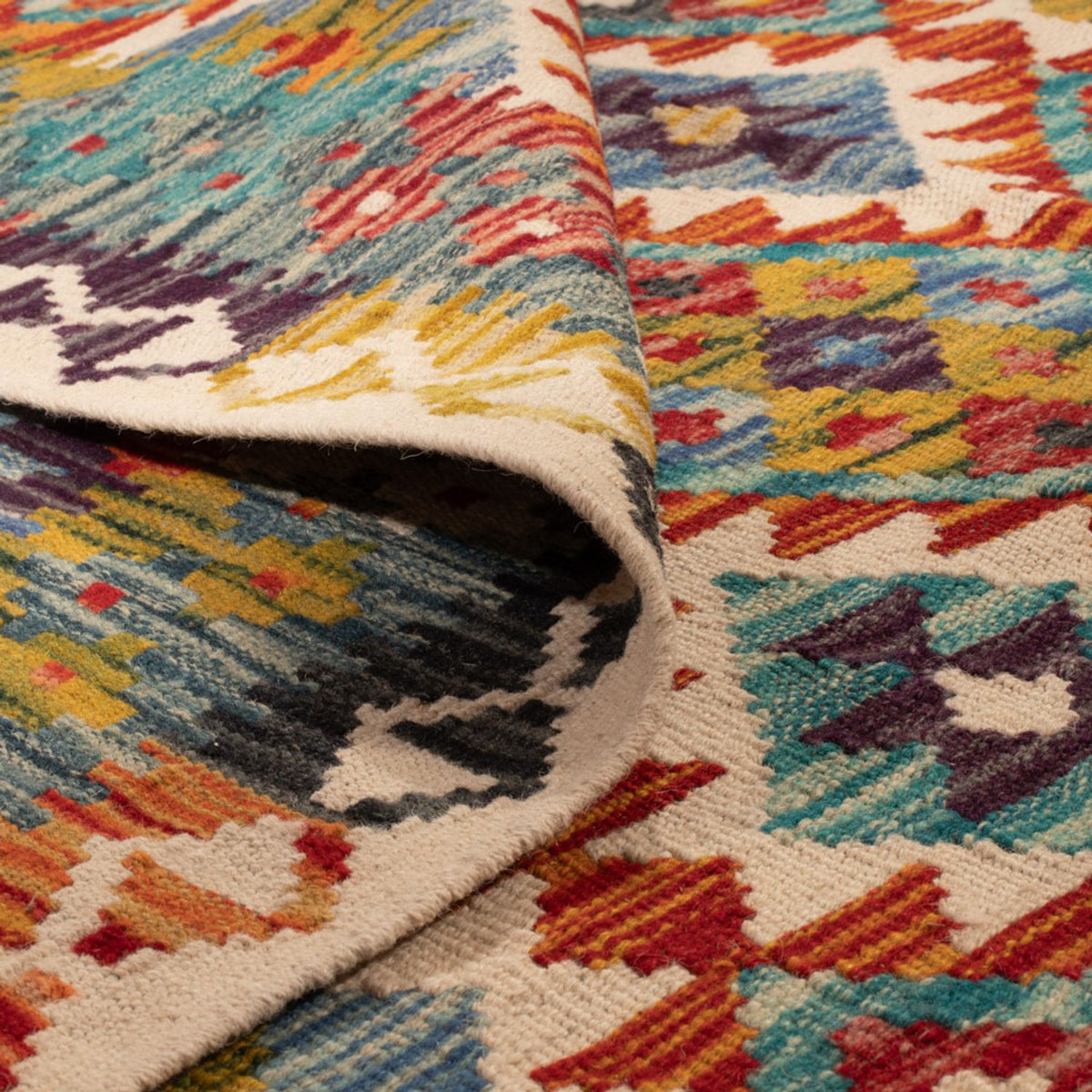 Tappeto Kelim - Splash - 245 x 172 cm - multicolore