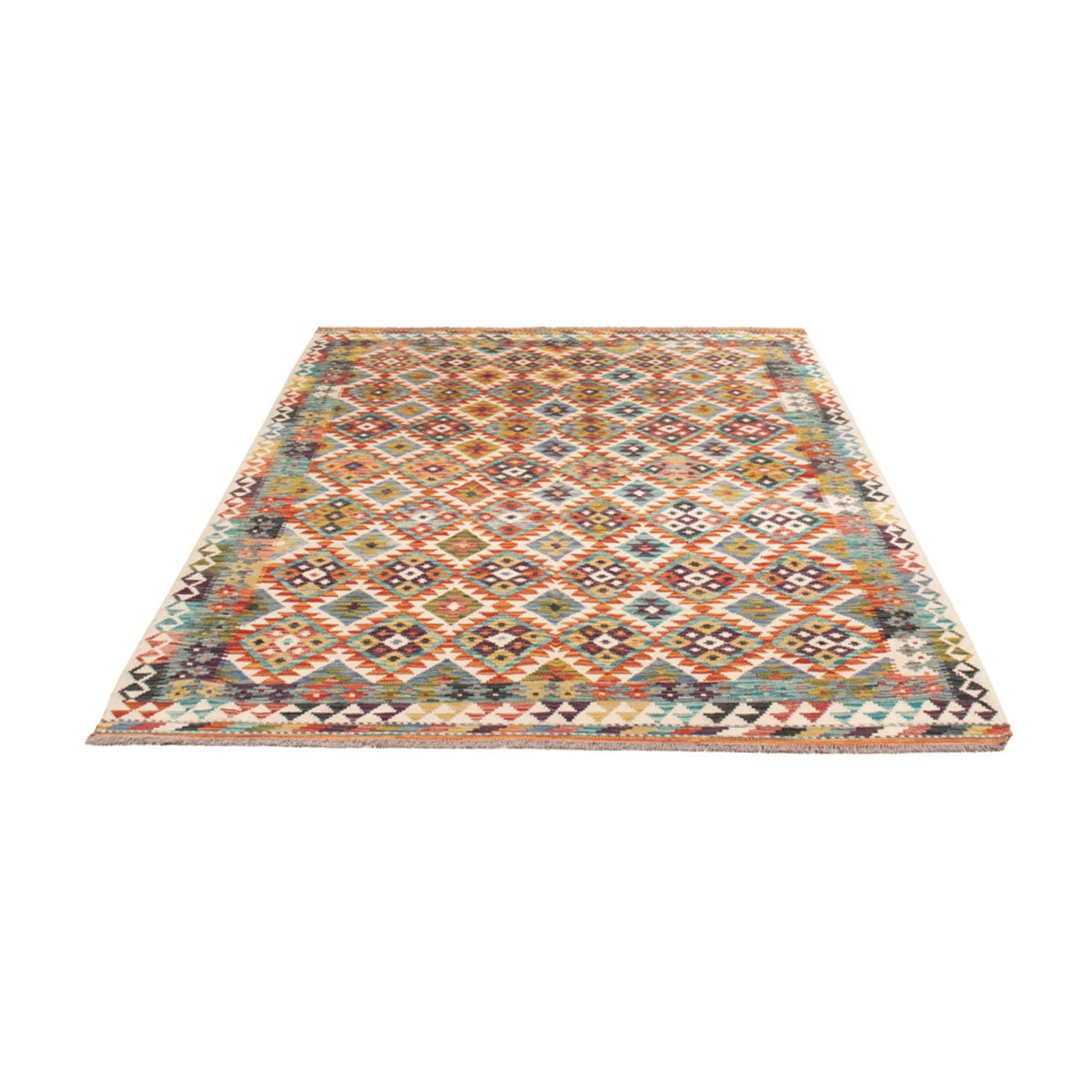Tappeto Kelim - Splash - 245 x 172 cm - multicolore