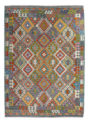 Tappeto Kelim - Splash - 248 x 183 cm - multicolore