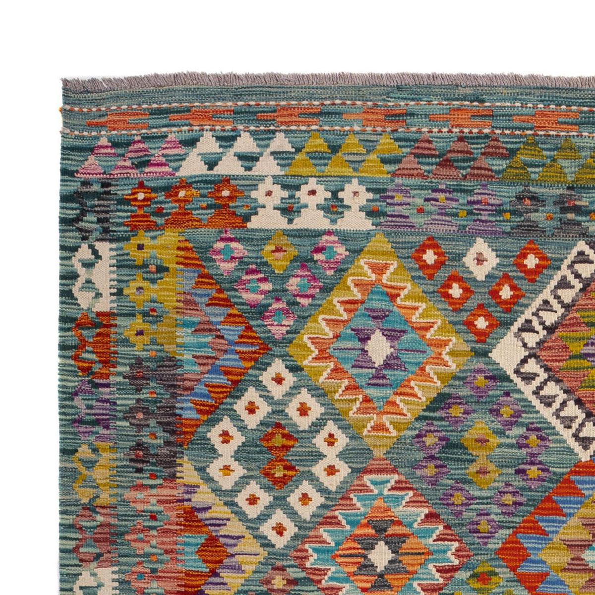 Tappeto Kelim - Splash - 248 x 183 cm - multicolore