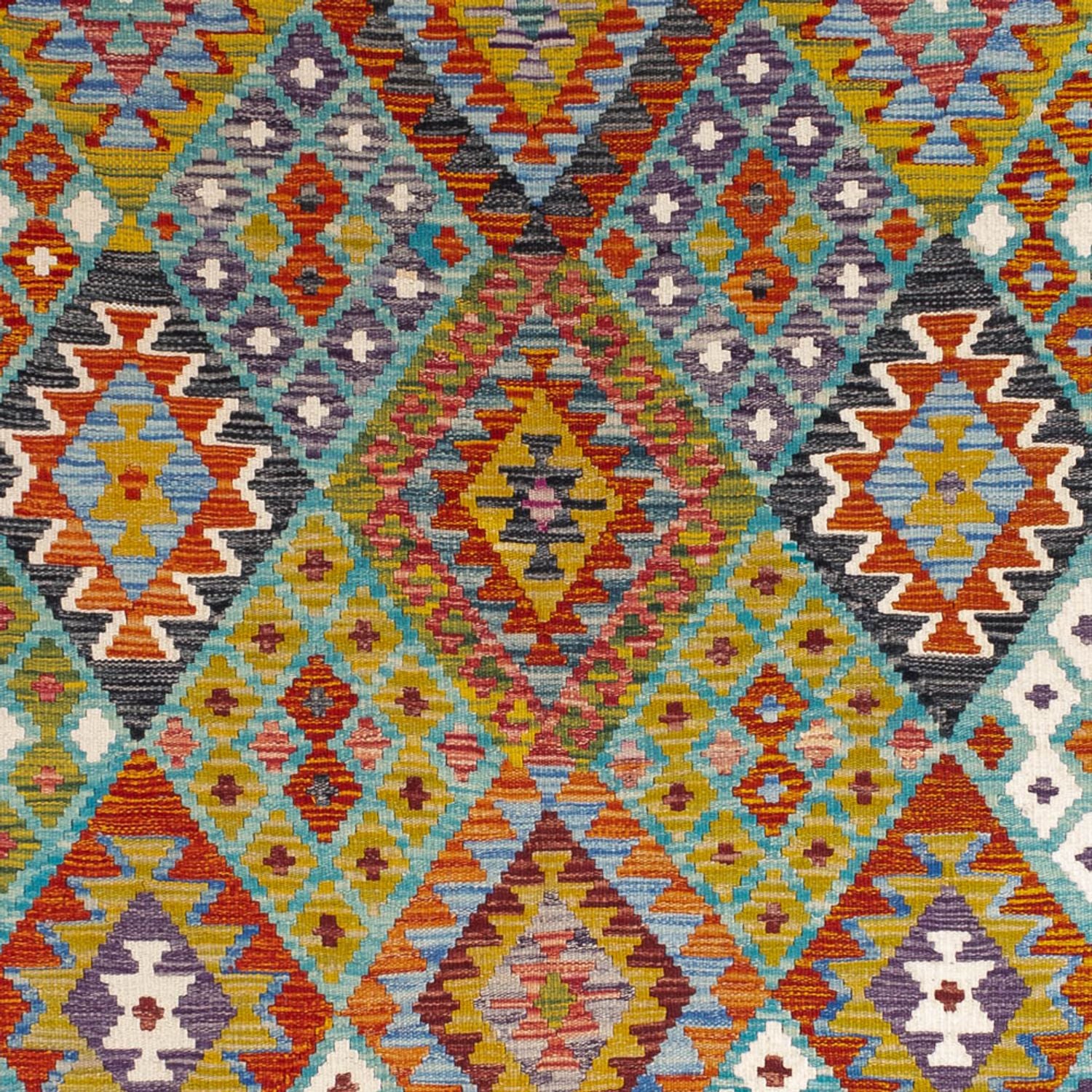 Tappeto Kelim - Splash - 247 x 178 cm - multicolore