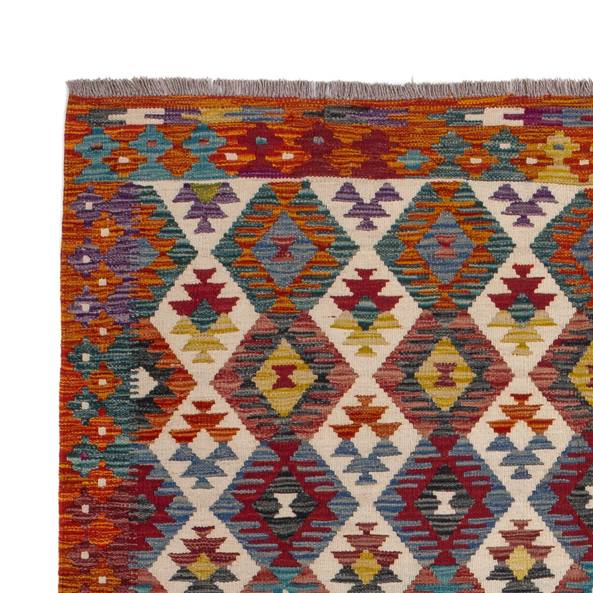 Tappeto Kelim - Splash - 245 x 165 cm - multicolore