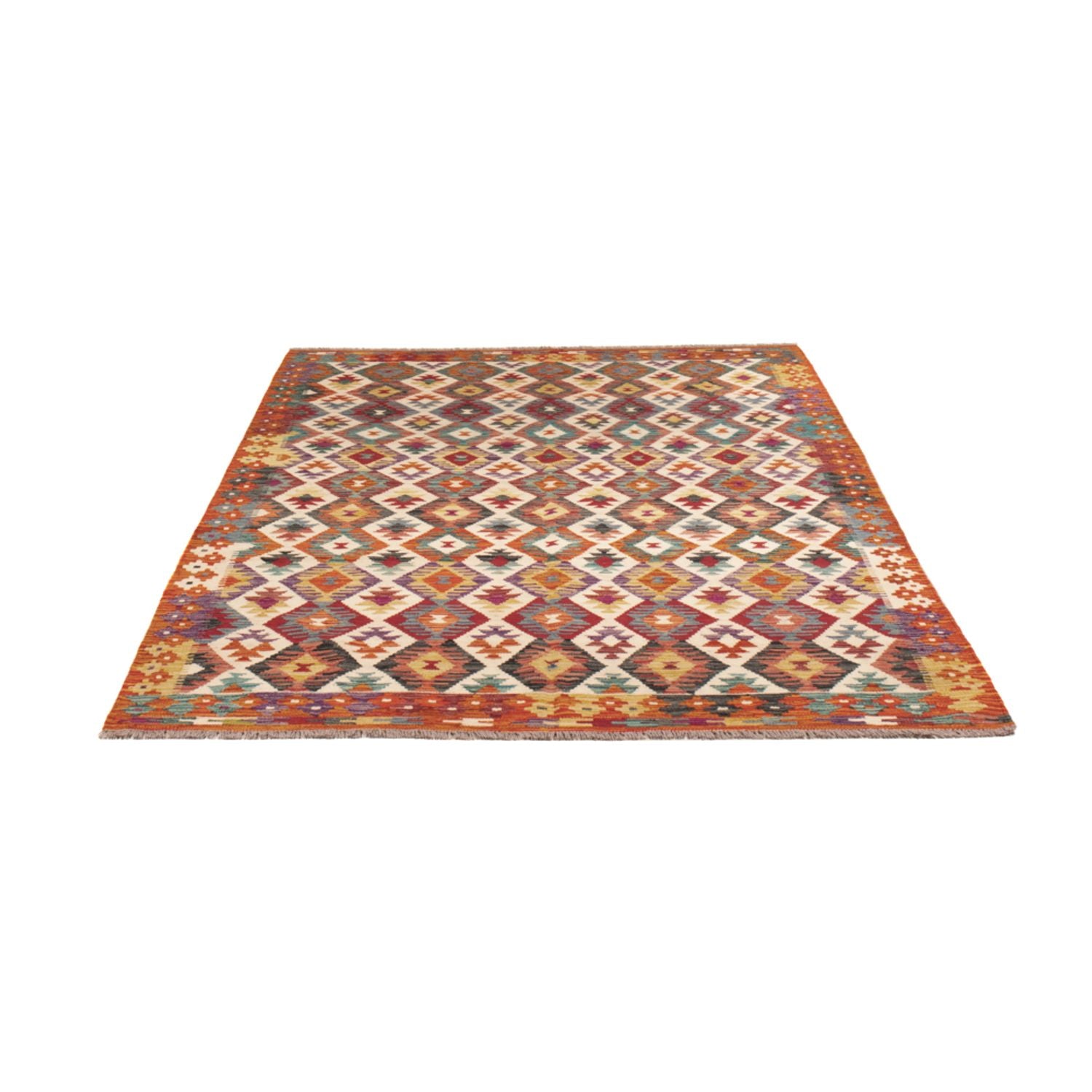 Tappeto Kelim - Splash - 245 x 165 cm - multicolore