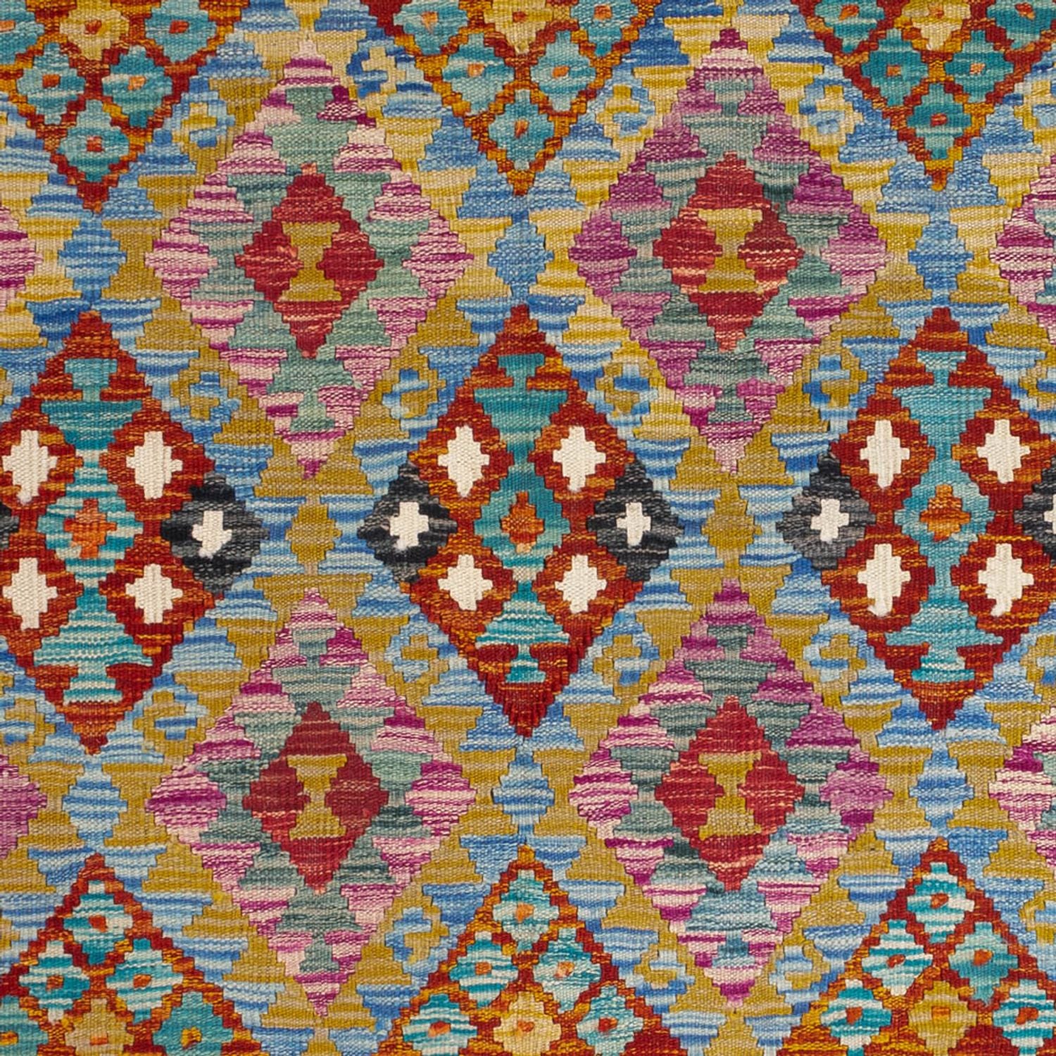 Tappeto Kelim - Splash - 197 x 150 cm - multicolore