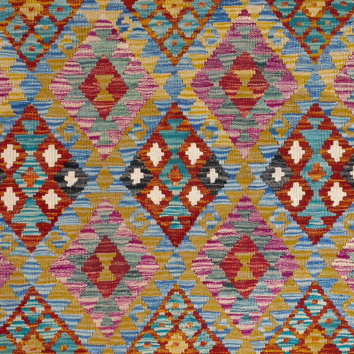 Tappeto Kelim - Splash - 197 x 150 cm - multicolore