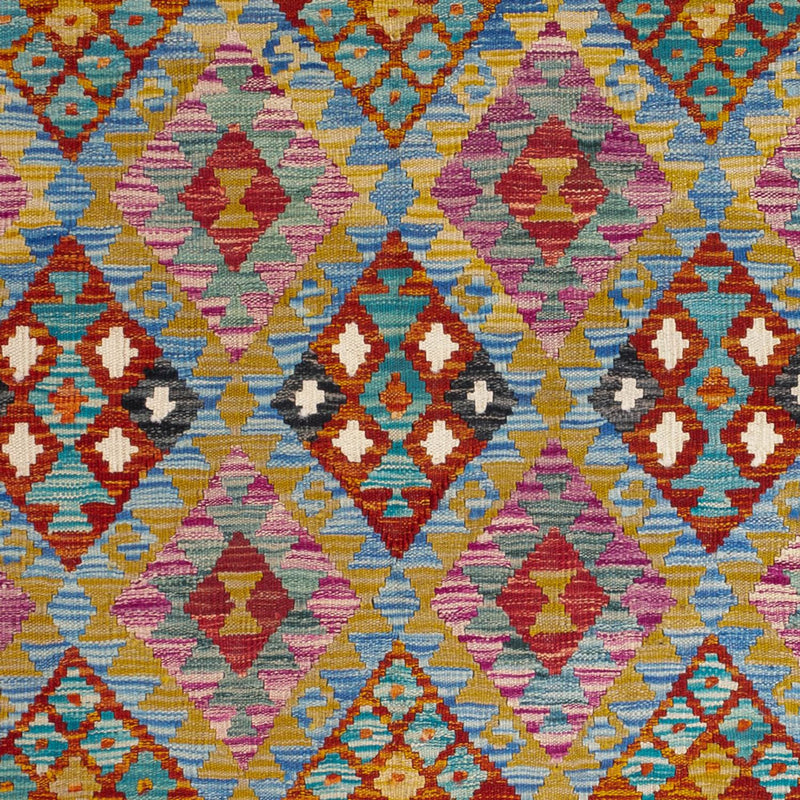 Tappeto Kelim - Splash - 197 x 150 cm - multicolore