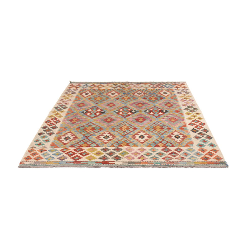 Tappeto Kelim - Splash - 197 x 150 cm - multicolore