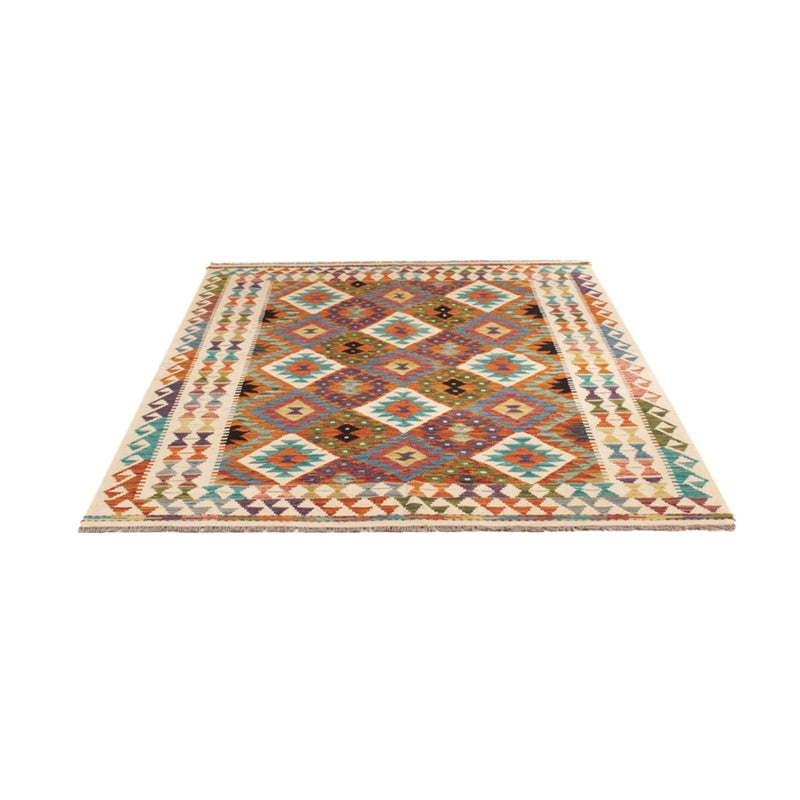 Tappeto Kelim - Splash - 196 x 150 cm - multicolore