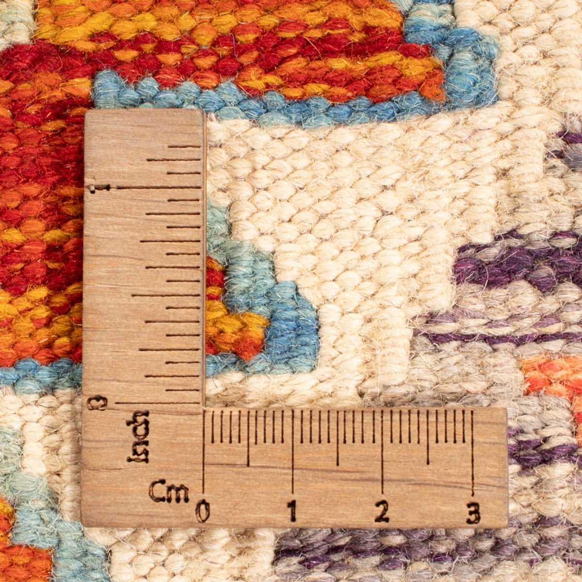 Tappeto Kelim - Splash quadrato  - 152 x 152 cm - multicolore