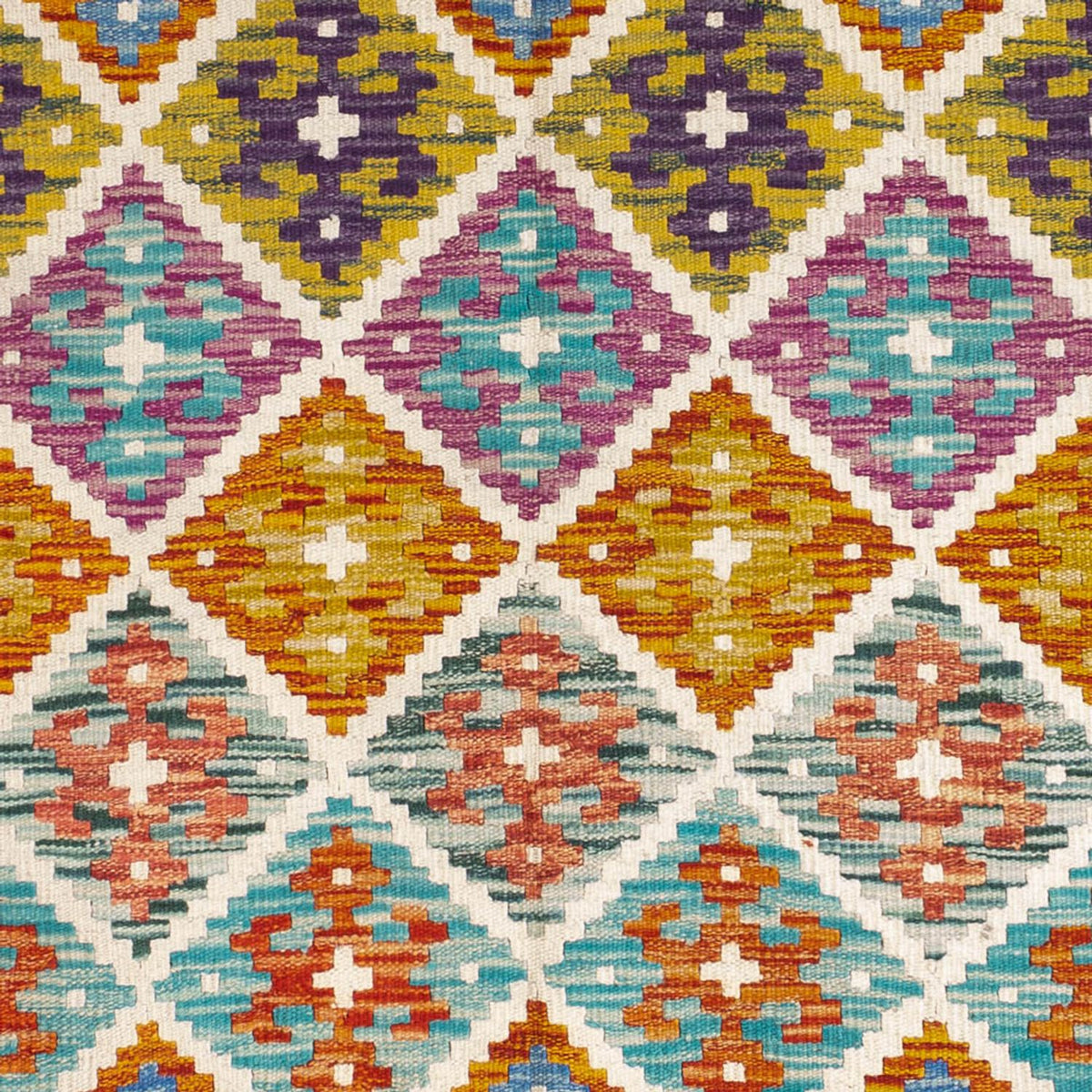 Tappeto Kelim - Splash - 158 x 152 cm - multicolore