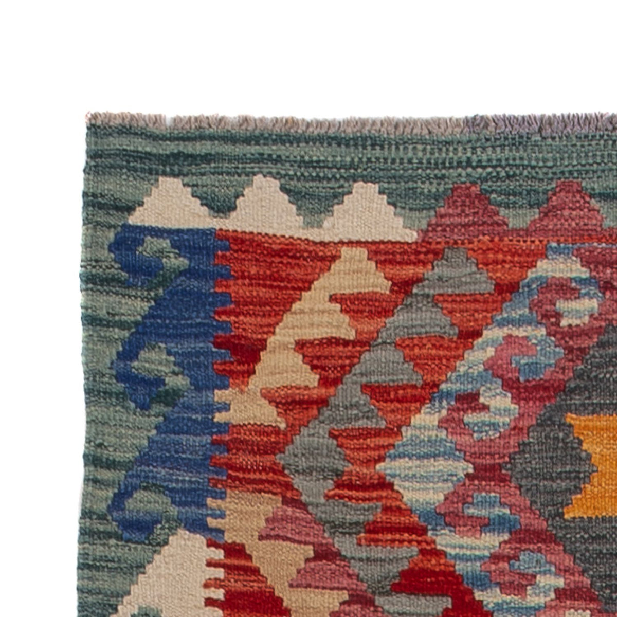 Tappeto corsia Tappeto Kelim - Splash - 244 x 79 cm - multicolore