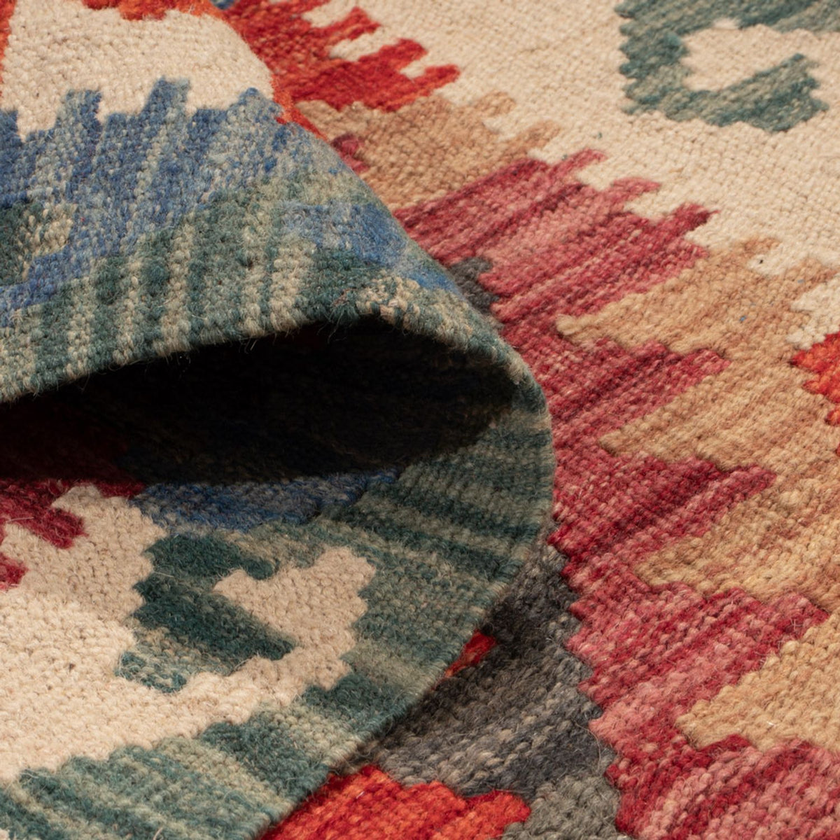 Tappeto corsia Tappeto Kelim - Splash - 244 x 79 cm - multicolore