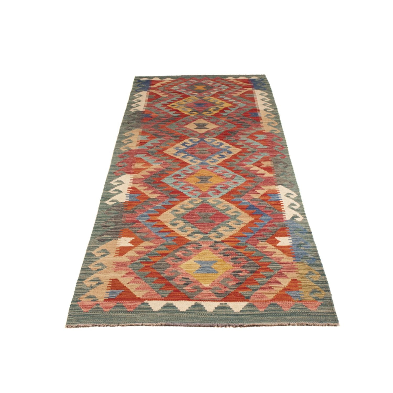 Tappeto corsia Tappeto Kelim - Splash - 244 x 79 cm - multicolore