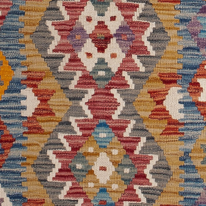 Tappeto corsia Tappeto Kelim - Splash - 243 x 79 cm - multicolore