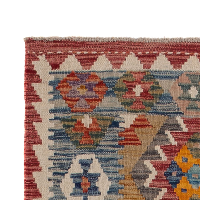 Tappeto corsia Tappeto Kelim - Splash - 243 x 79 cm - multicolore