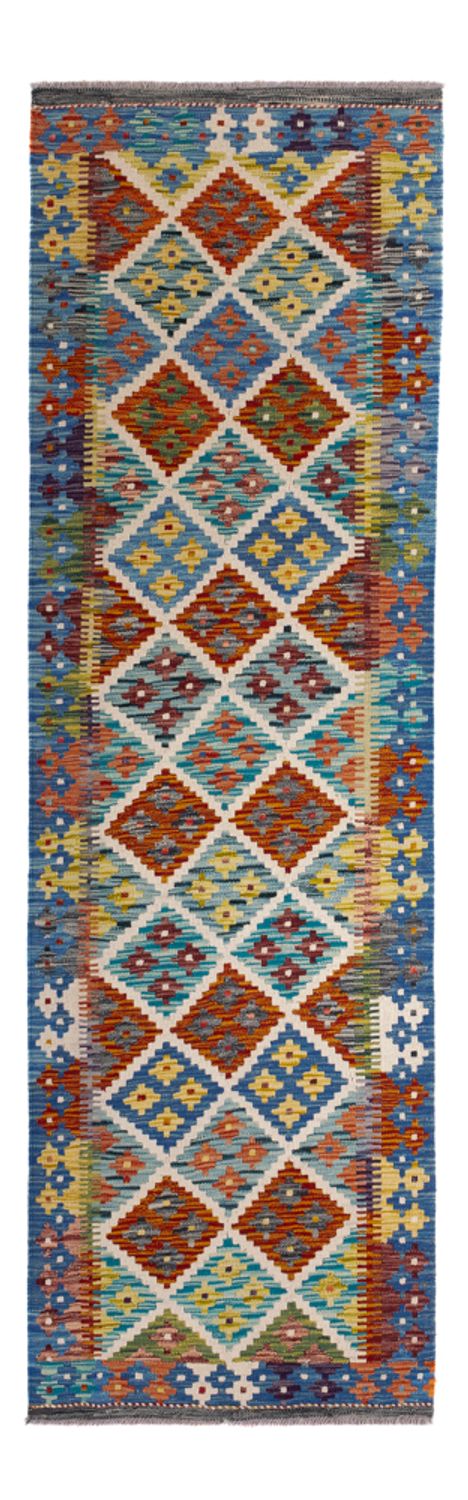 Tappeto corsia Tappeto Kelim - Splash - 239 x 79 cm - multicolore