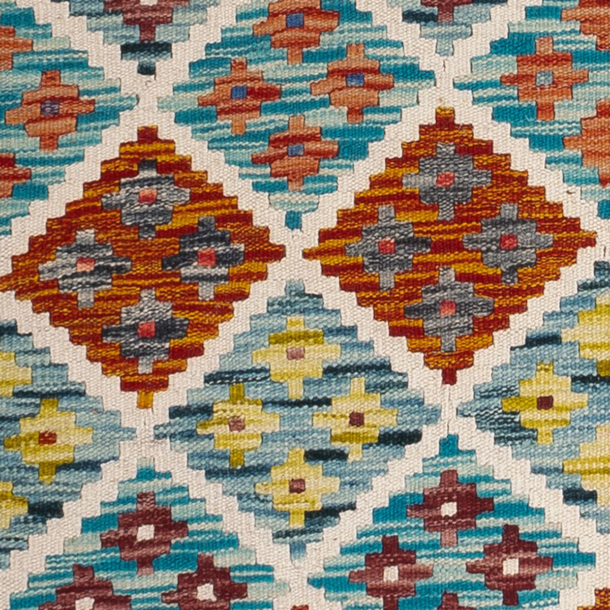 Tappeto corsia Tappeto Kelim - Splash - 239 x 79 cm - multicolore