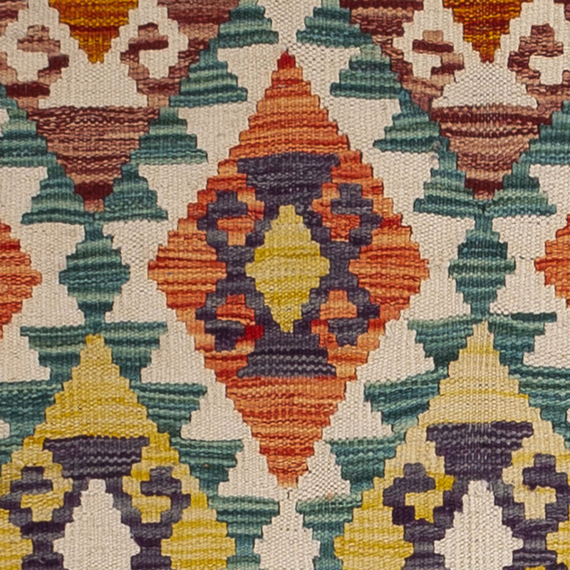 Tappeto corsia Tappeto Kelim - Splash - 202 x 86 cm - multicolore