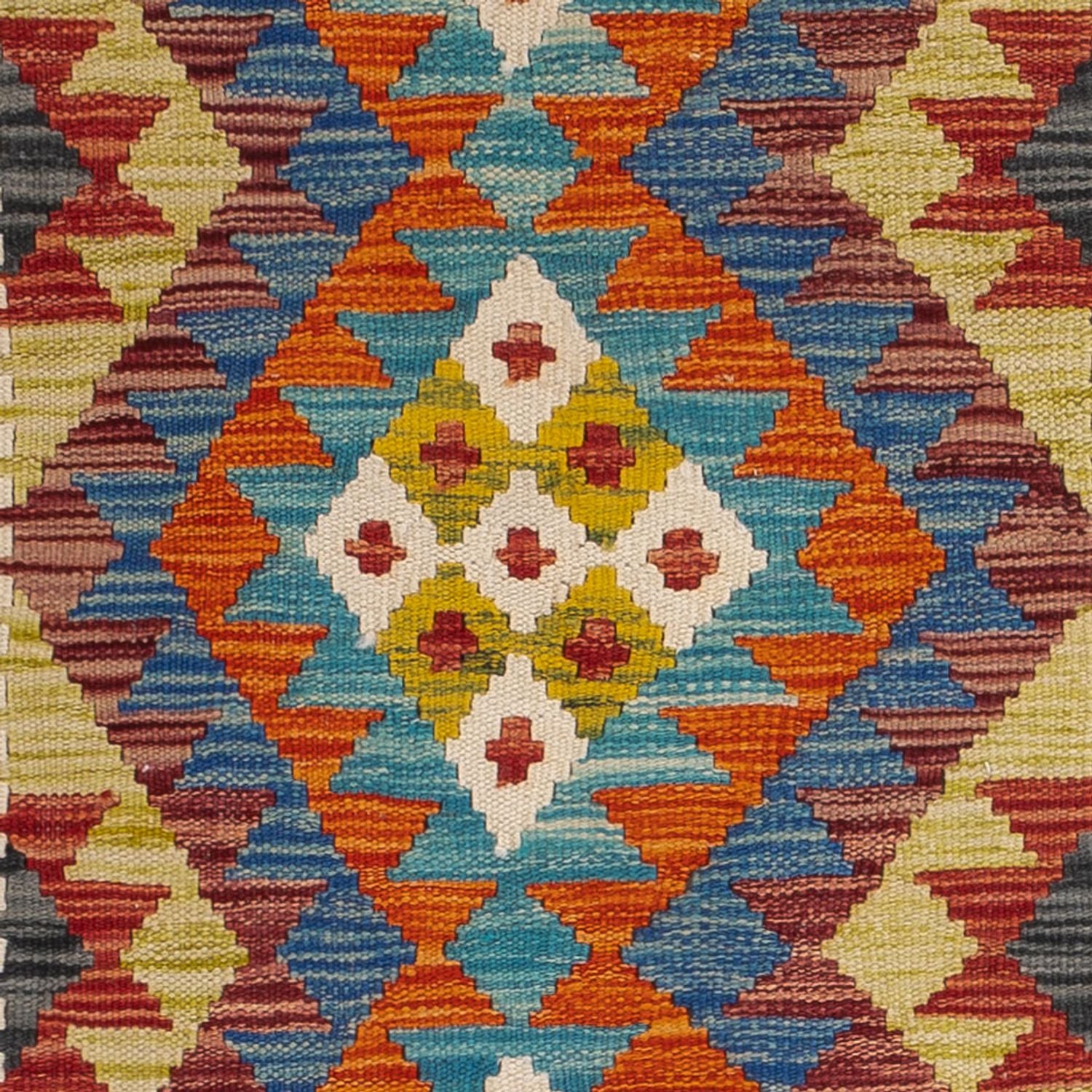 Tappeto Kelim - Splash - 123 x 79 cm - multicolore