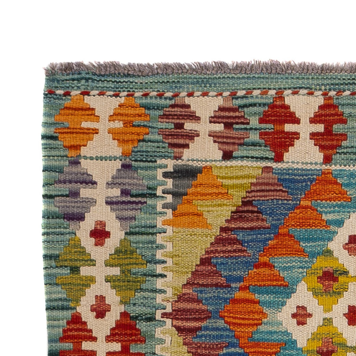 Tappeto Kelim - Splash - 123 x 79 cm - multicolore